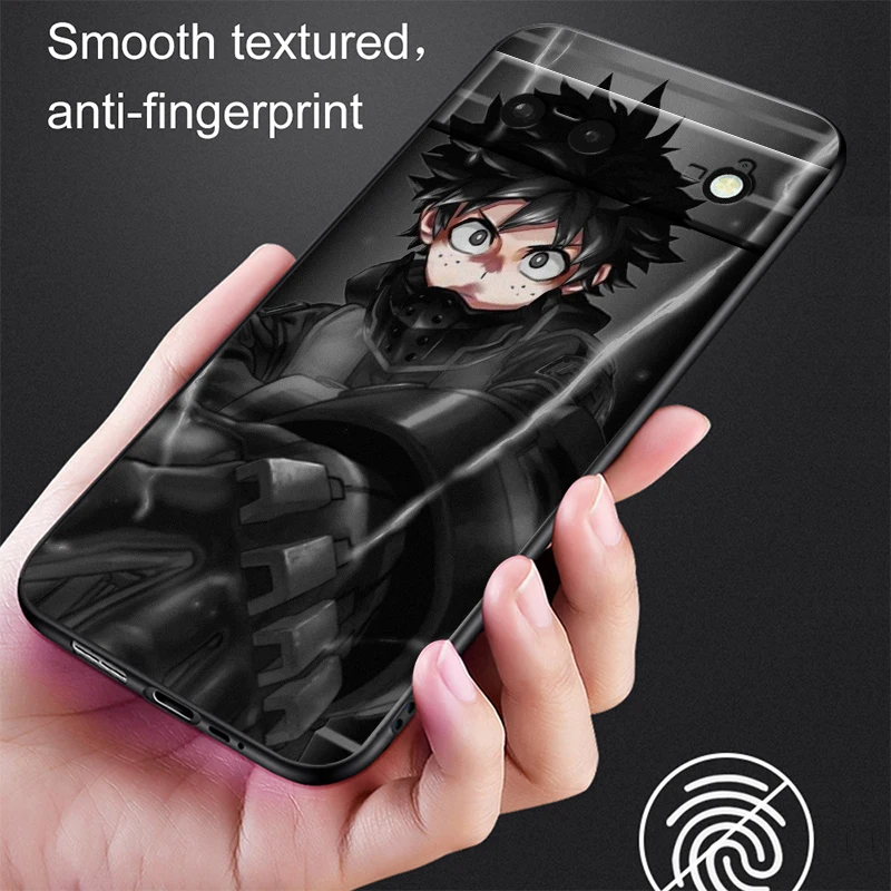 Anime My Hero Academia Comics For Google Pixel 9 8 7A 7 6A 6 5A 5 4 4A XL 5G Black Silicon Shockproof Shell TPU Phone Case