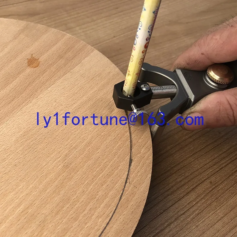 Woodworking DIY Linear Arc Dual-purpose Scriber Parallel Scriber Multifunctional Tool Scribing
