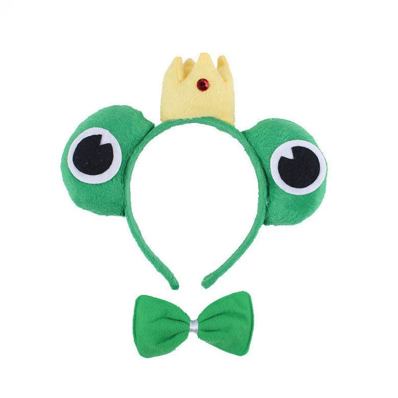 Halloween Frog Performance Cosplay Costumes Anime Frog Princess Headband Bow Tie Gloves Kawii Animal Prince Set Birthday Gifts