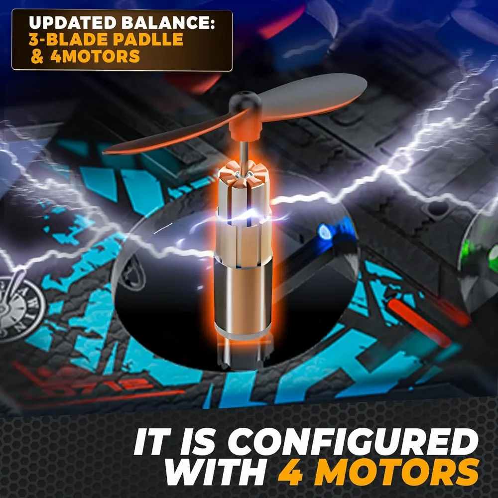 Pesawat Remote Control 2.4GHz untuk Anak-Anak - Helikopter RC dengan 360 °   Flips dan Navigasi Berwarna-warni