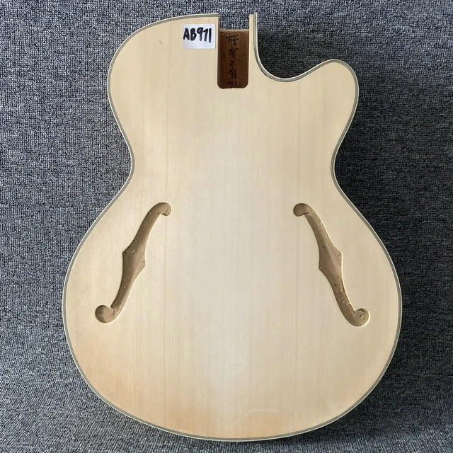 AB971 Original and Genuine EPI Jazz Guitar Body Unfinished Natural Maple  Hollowbody DIY Guitar Parts Authorised Produced