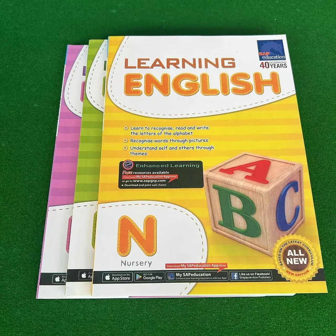 

Рабочая тетрадь для детского сада в Сингапуре и английском стиле K1K2N, 3 тома