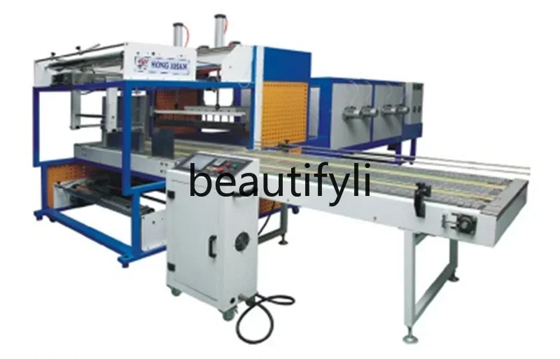 Z189  Fully Automatic Sleeve Type PE Heat Shrink Film Packaging Machine Large Custom Beverage Mineral Water Beer Carton