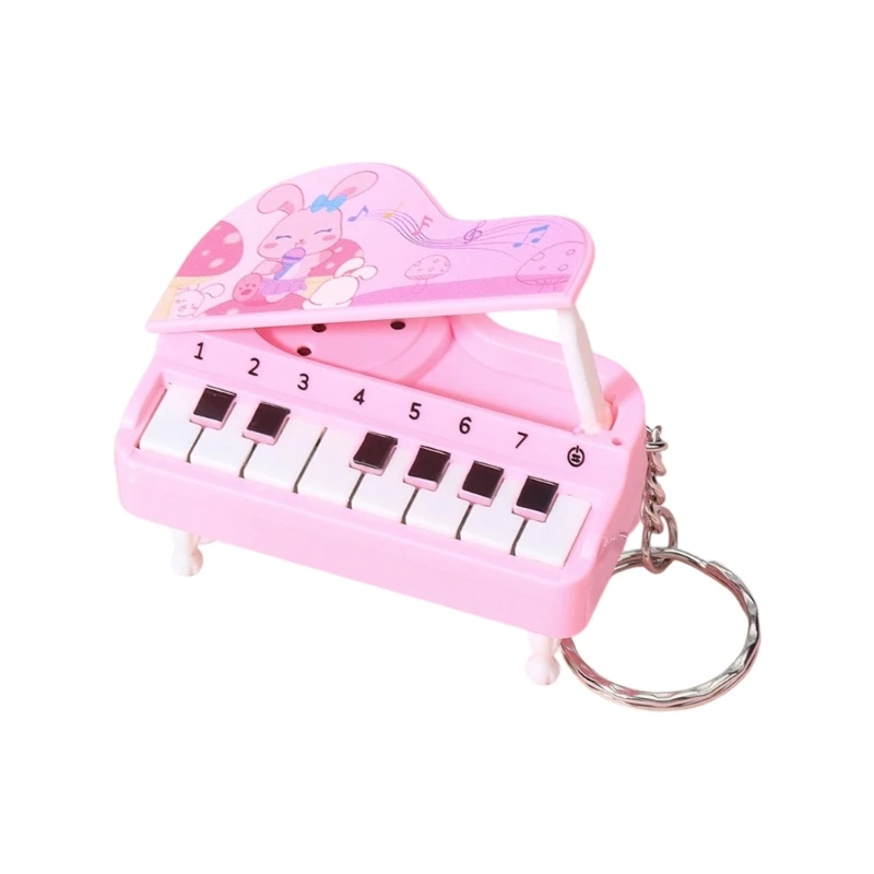 

J0MB Portable Small Piano Keychain Instrument Toy Electronic Keyboard Piano Can Play
