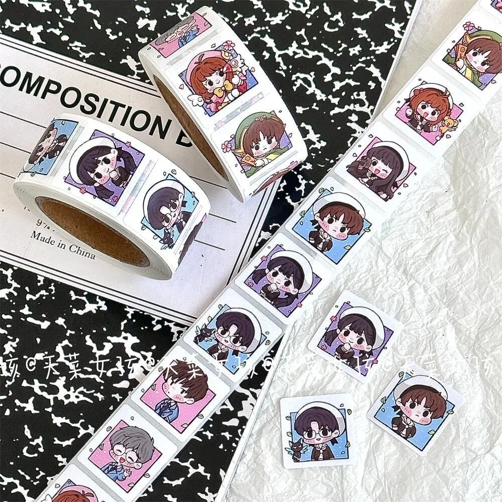 500pcs Cardcaptor Sakura Anime Stickers Kawaii LI SYAORAN Laptop Suitcase Skateboard Guitar Phone Cartoon Stickers Kid Gift Toys