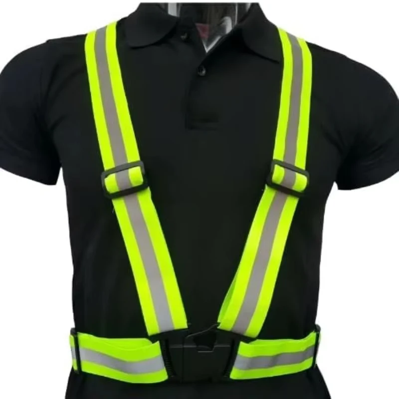 Reflective Safety Vest - High Visibility Vest Adjustable Straps for Outdoor Jogging, Cycling, Walking and Riding