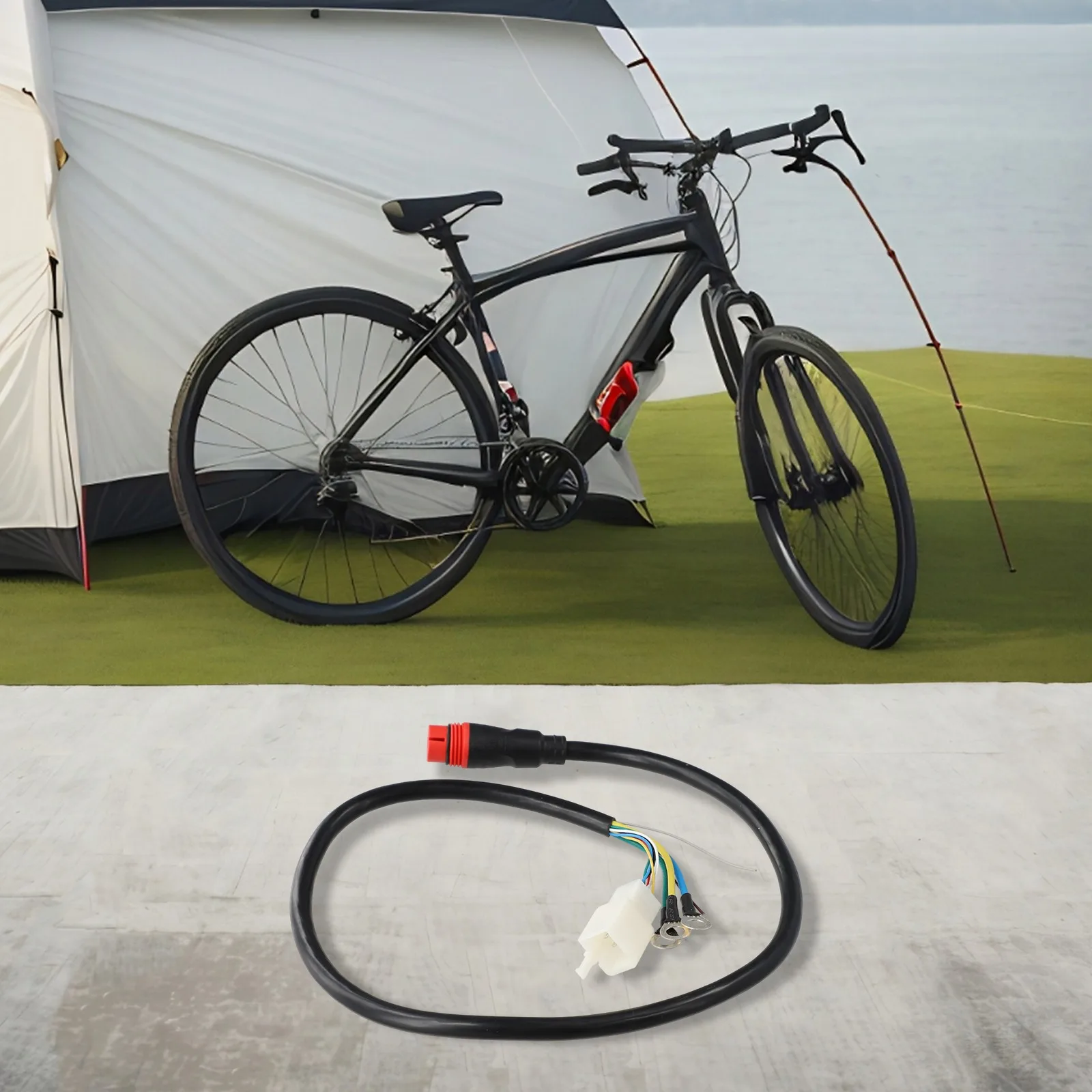 

Female Connector Cable E-Bike Extension Cable E-Bike Repair Length 68cm E-bike Extension Cable Cable Accessory 68cm Length Cable