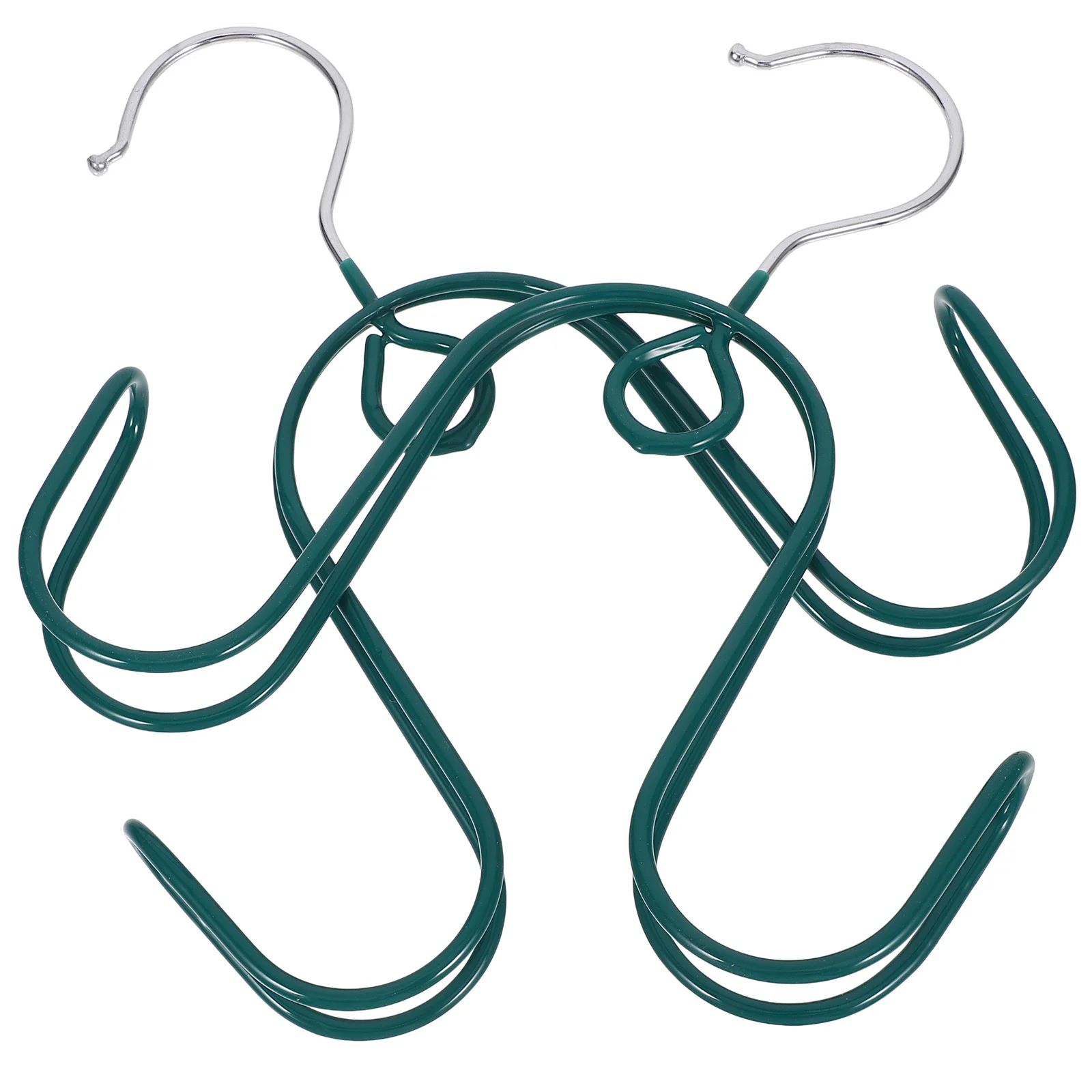 

2Pcs Shoe Drying Stand Stylish Iron Material Hook Design for Laundry Balcony Bedroom Sneaker Storage Organizer Easy to Use