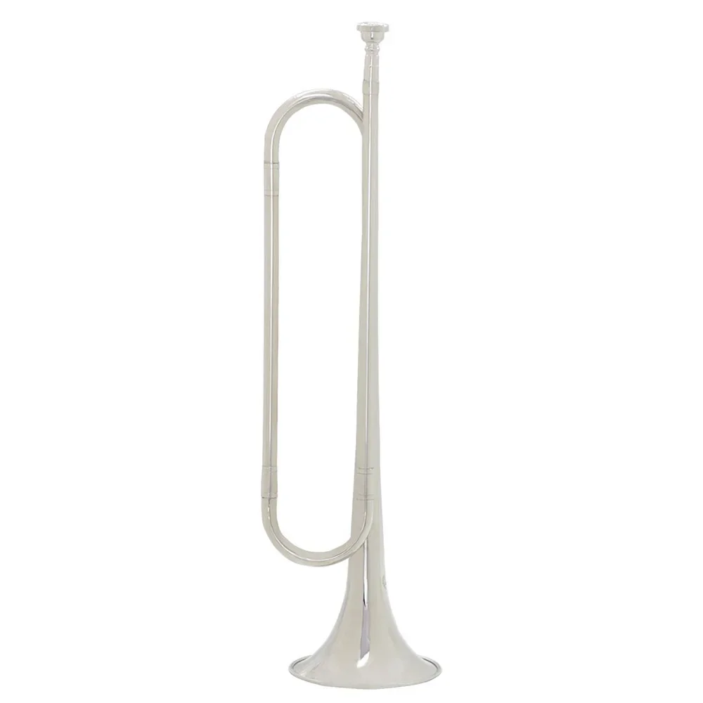 SLADE Retro Bb Flat Bugle Trumpet With Mouthpiece Brass Musical Instrument Youth Horn Orchestra For School Band Cavalry Military