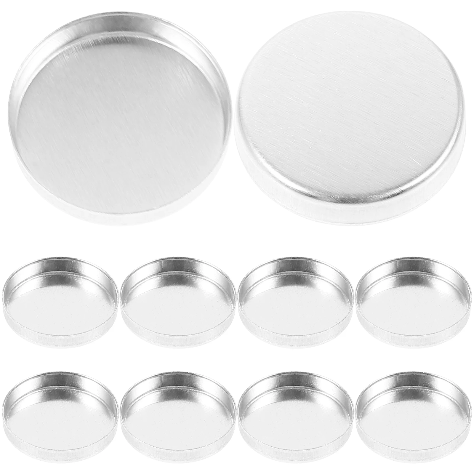 

10Pcs Empty Makeup Pan for Eyeshadow Small Plate Reusable Powder Sample Container Portable Beauty Tool