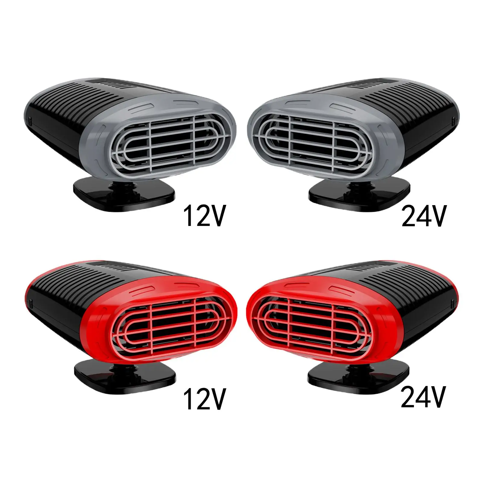 Car Heater Fan 120W Windshield Defroster Safe Driving Cigarette Lighter Plug