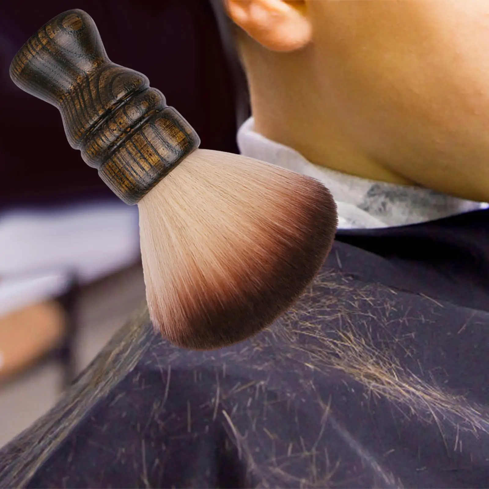 

Hairdressing Hair Cutting Styling Cleaning Brush, Hair Sweep Brush for Father's Day Gifts