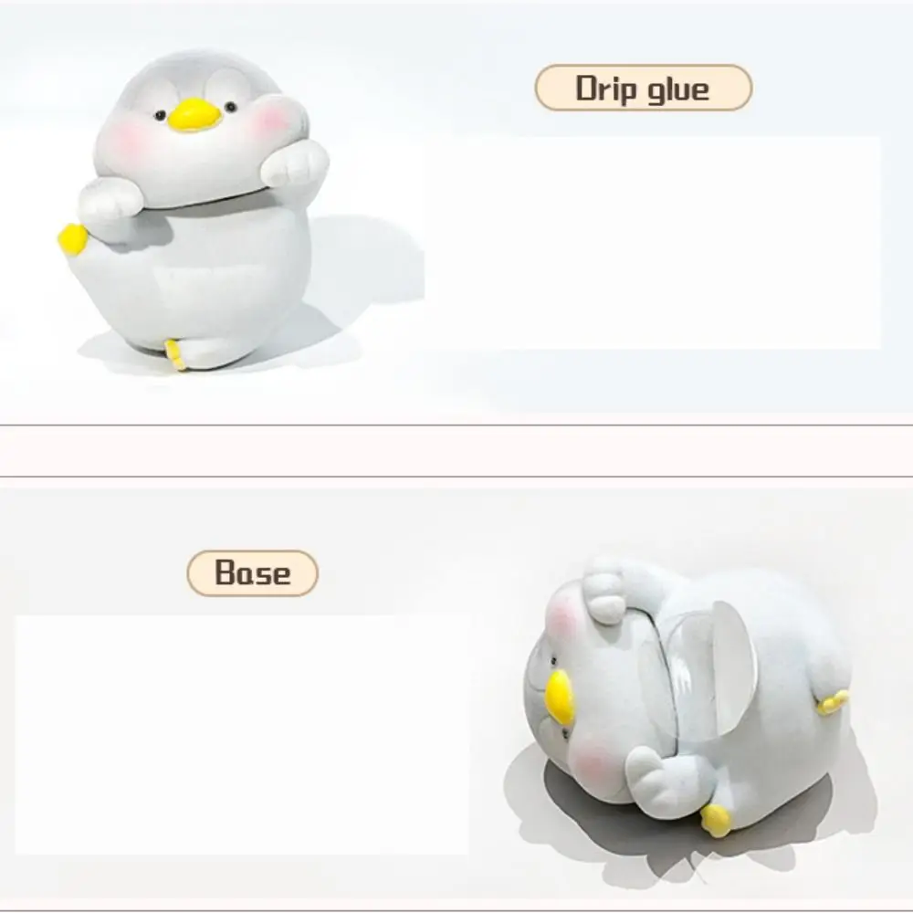 

Flocking Computer Monitor Decoration Desk Ornament Panda Dog Screen Animal Model Rabbit Penguin Center Console Doll Navigator