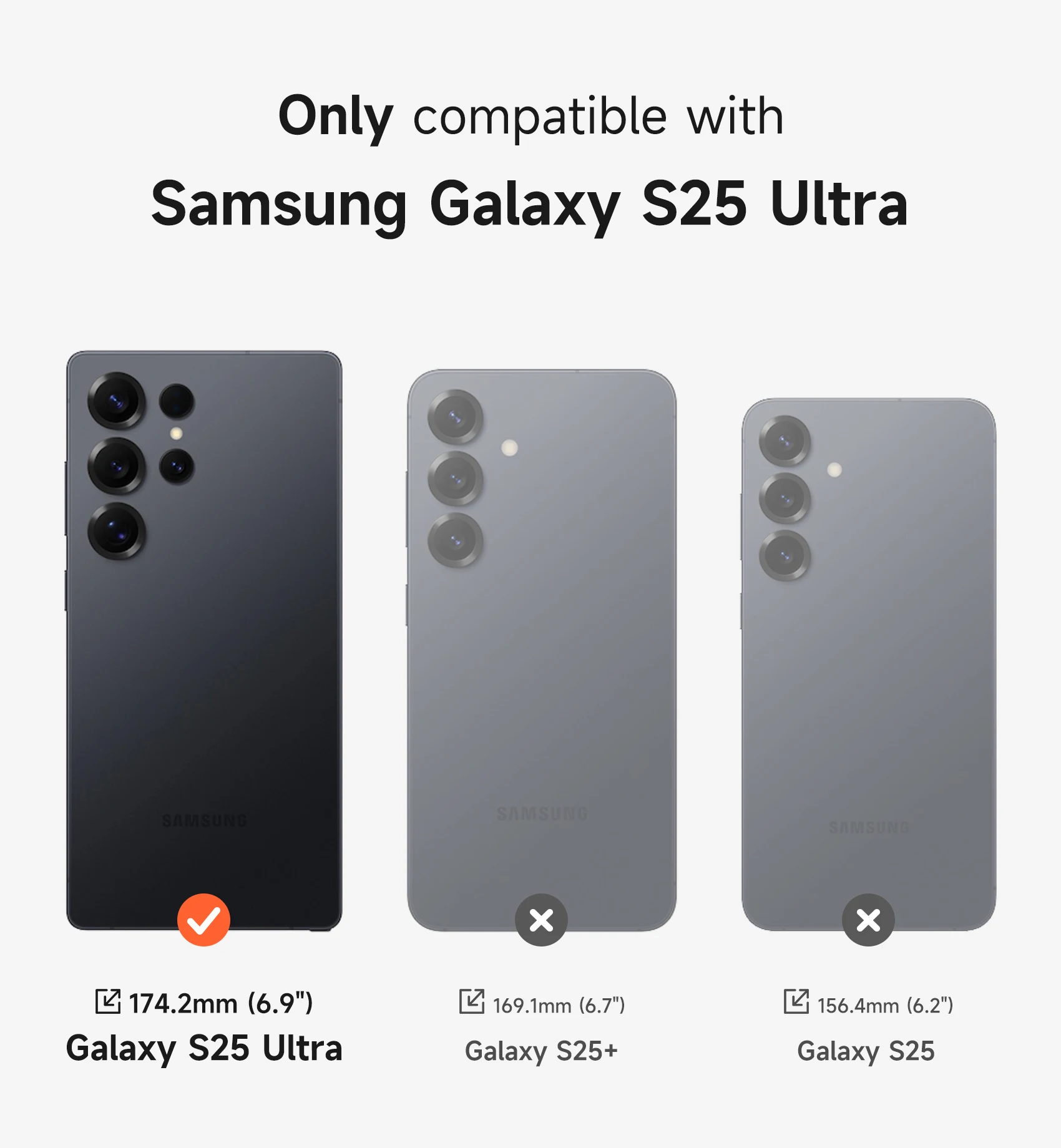 SURITCH Etui do Samsung Galaxy S25 Ultra 6,9 cala Magnetyczne etui ochronne z osłoną aparatu i regulowaną metalową podpórką — zdjęcie produktu 6