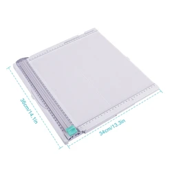 Collapsible Anti-Slip Paper Trimmer Scoring Board Paper Cutting Mat Size Adjustable for School DIY Paper Craft Projects