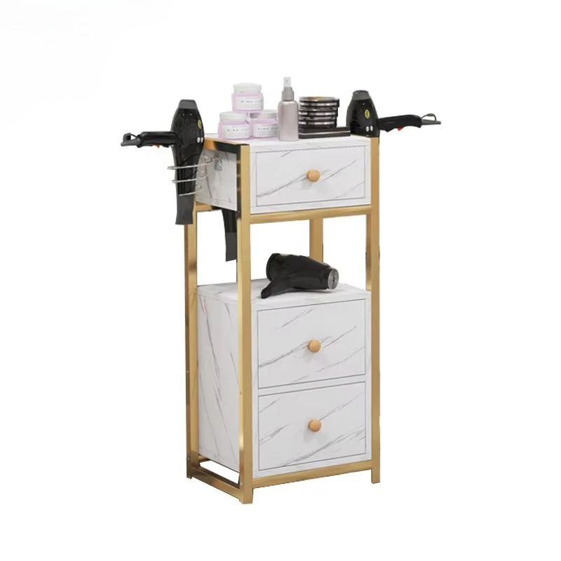 # Storage Rack Salon Trolley Luxury Heate Design Beauty Rolling Storage Cart Wheels Modern Carrello Parrucchiere Salon Furniture
