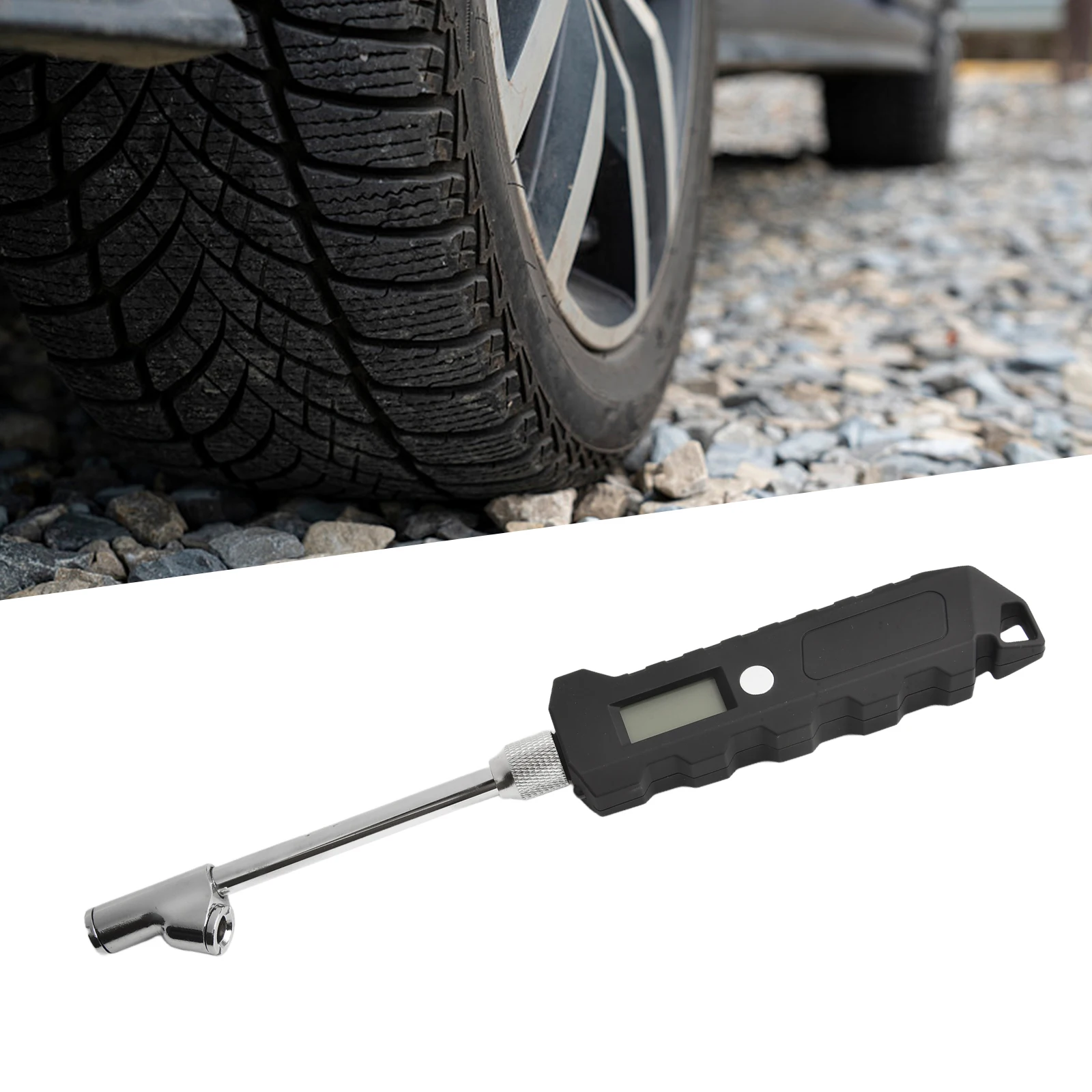 

Car Tire Pressure Gauge Digital Tire Air Pressure Gauge Meter Tester Bike Car Truck LCD Display Auto Accessories