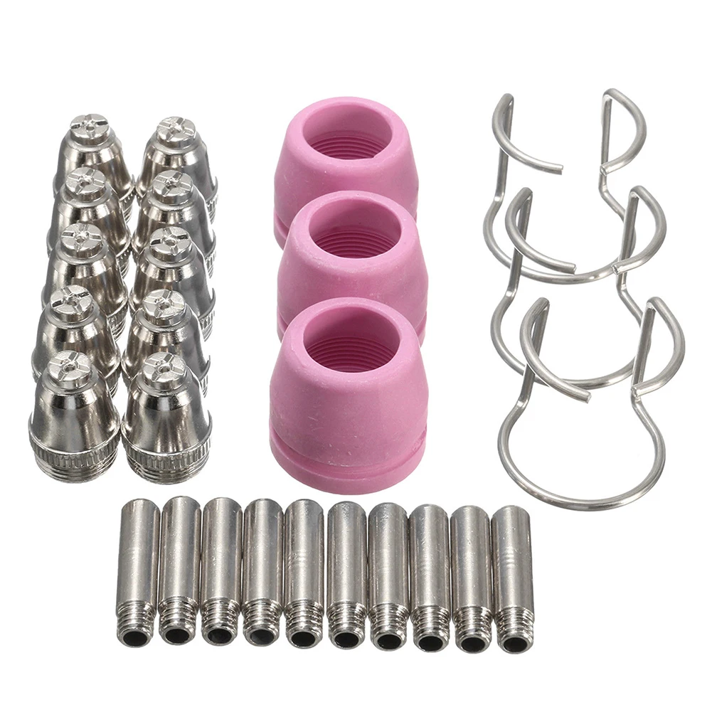 

26pcs Plasma Cutting Consumable Set LTP5000D/LTPDC2000/LTPAC2500 Nozzles For Welding Tool Accessories