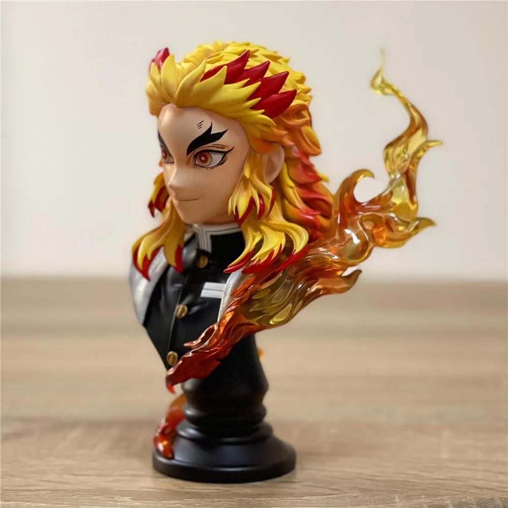 Pogromca demonów Kimetsu No Yaiba GK figura Rengoku Kyoujurou PVC 1/4 zabawki figurkowe figurki lalki Model figurki Anime