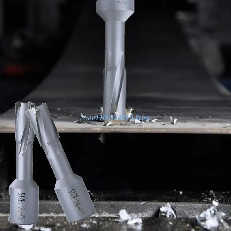 N5KC 12-28mm TCTS CUTTER (Shank in riper-in). 75mm حفرة معدنية المنشار. 3/4 "كربريد جوفاء الحفر بتات التدريبات المغناطيسية.