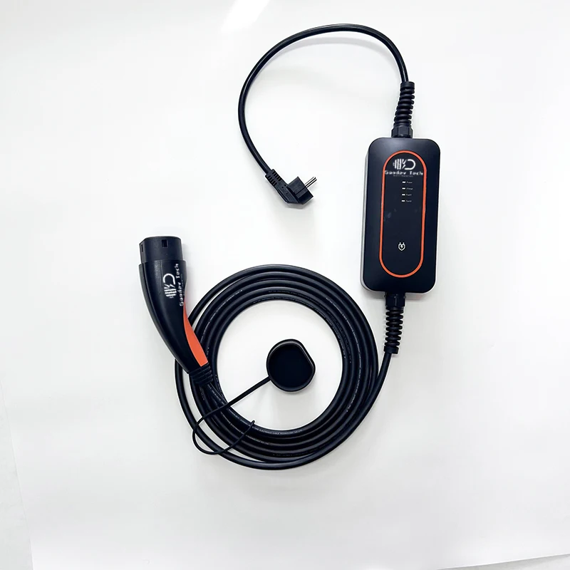 

Level 2 Electric Car Charger Portable 8A 10A 13A 250v 3KW Type 2 or Type 1 With T13 Plug