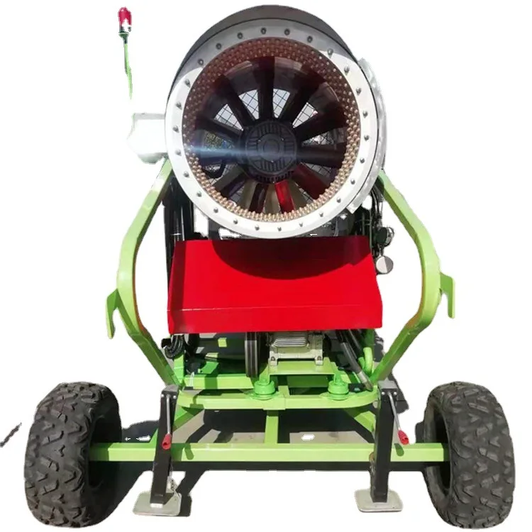 10kW 220V Automatic Ski Resort Artificial Snow Making Machine Cannon Fan Generator Shed