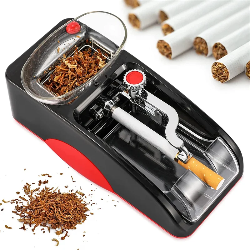 R&R 6.5mm/8mm Slim Tube Automatic Cigarette Rolling Machine Tobacco Injector Filling Maker Roller DIY for Smoking Accessories