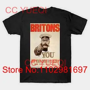 Retro Poster Pub Britons Army God Save The King - 90S Vintage T-Shirt Size S-5XL