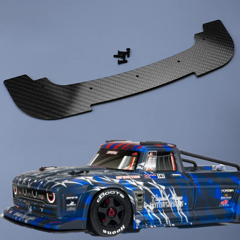 INFRACTION FELONY Carbon Fiber Front Splitter for 1/7 ARRMA FELONY 6S INFRACTION 6S BLX V2 LIMITLESS F1 6S BLX Car Truck