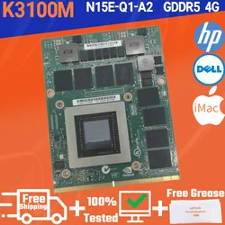 Quadro K3100M GDDR5 4GB iMac A1311 A1312 HD6970m 업그레이드 노트북 그래픽 비디오 카드 Dell CN-06JT04 HP 708541-001 N15E-Q1-A2