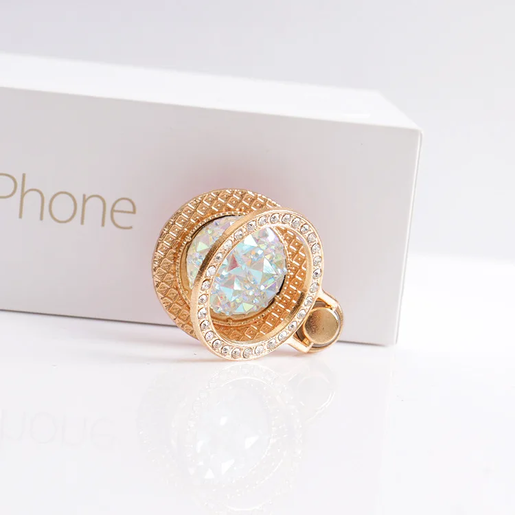 Luxury 360 Degree Finger Ring Diamond Floral Smartphone Holder for Galaxy S22 S21 FE A53 Bracket for iPhone 13 12 11 XS Max XR X