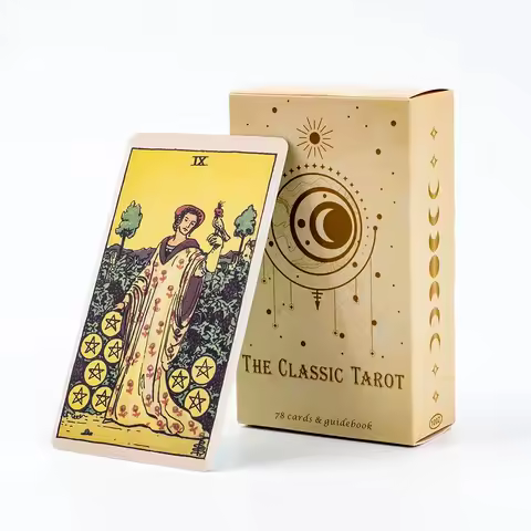 The Classic Tarot Cards Deck 78Pcs For Beginners, Meditation Divination and Party Game Tarot Cards