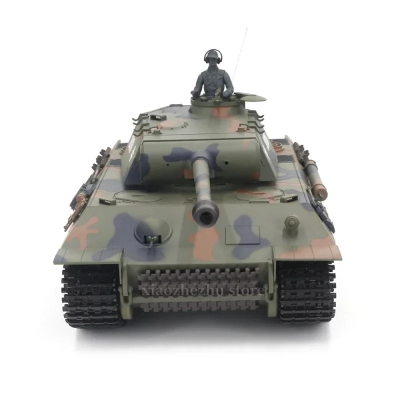 Henlong 3819-1 Grote Duitse Panter Moderne Hoofdgevechtstank Bb Kogels Afstandsbediening Simulatie Rupsband Tank Kind Speelgoed