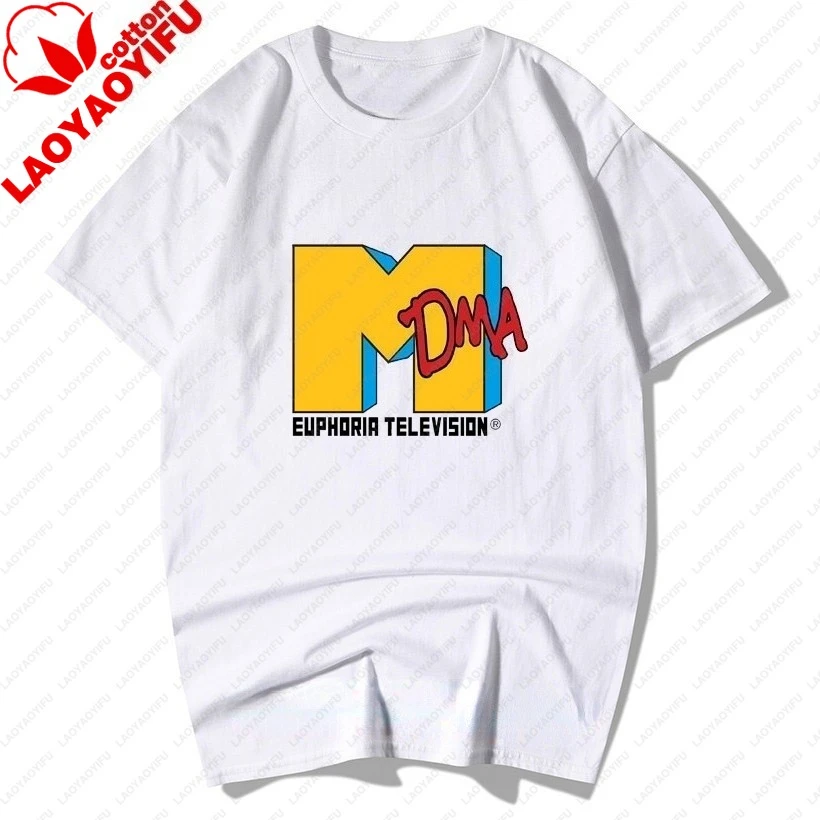 Men Vintage Tshirt Fashion Hip Hop Streetwear Male Clothe Lsd Acid Psychedelic Trippy Hardstyle Techno Defqon Qdance Graphic Tee