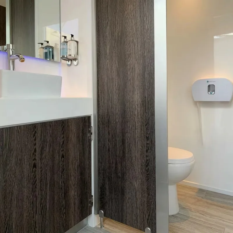 Customized Factory Direct Modular Portable Toilet Outdoor  Prefab Steel Structure Container House Apple Cabin with Smart System