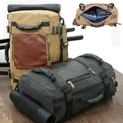 Travel Rucksack Multifunctional Travel Bucket Backpack Men Rugzak 4 Colors Canvas College Student School Backpack 2024