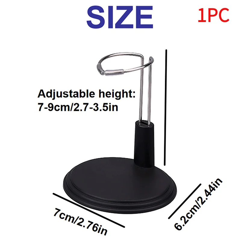 1PC Adjustable Doll Stand Compatible With 6.8 Inch Dolls 15/17cm Doll Stand Holder Compatible Doll Accessories.
