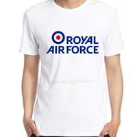 Royal Air Force Logo ​Military Air Raf Graphic T Shirts Cotton Short Sleeve T-Shirts Summer O-Neck T-Shirt Mens Print T Shirt
