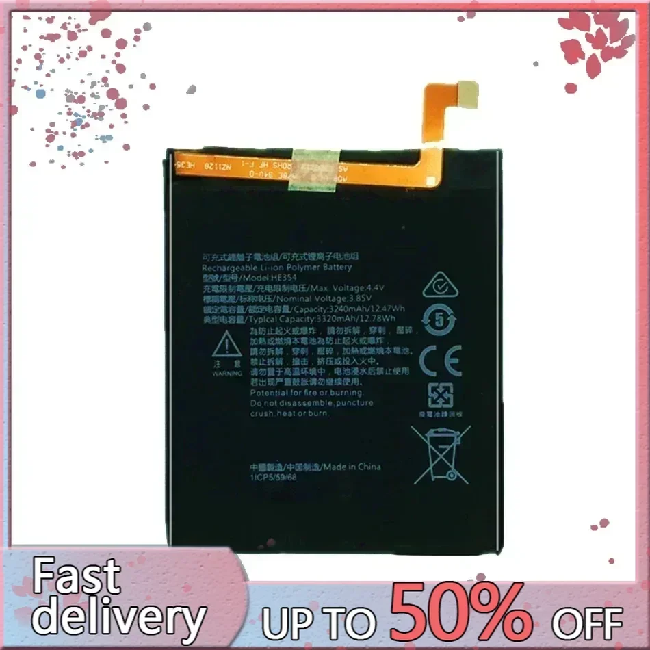 HE354 3240Mah Battery For Nokia 9 PUREVIEW Lithium Polymer Batteries