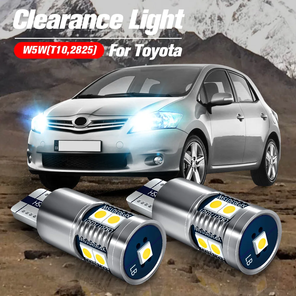 

2pcs LED Clearance Light Parking Lamp Bulb W5W T10 Canbus For Toyota Auris Aygo Camry Corolla 86 Hiace Hilux 2004-2015 Prius