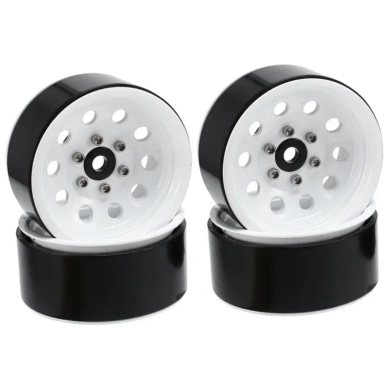 ล้อแม็กซ์โลหะ 4 ชิ้น ขนาด 1.9 นิ้ว แบบ Beadlock 3 แบบ สำหรับรถบังคับวิทยุ 1:10 รุ่น Axial SCX10 90046 TRX4 Redcat GEN8