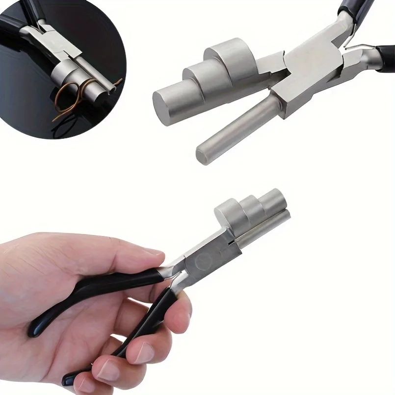 1pce Wire Wrapping Pliers for Electronic Components Stainless Steel Jewelry Making Pliers MultipurposeWinding PliersJewelryTools