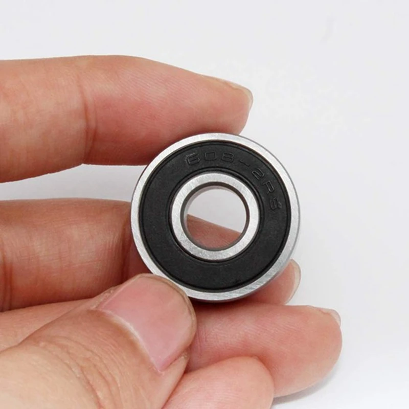 Cuscinetto per skateboard da 100 pezzi 608-RS, cuscinetto rotante Argento Dimensioni: 8X22x7mm Facile installazione Facile da usare