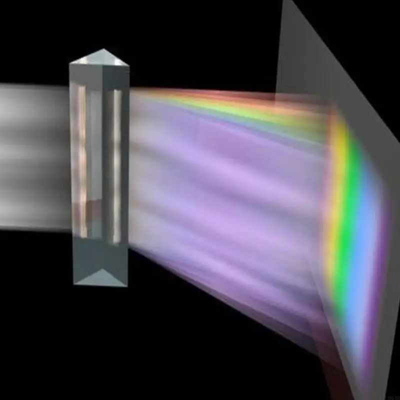 964E strong Glass Triangular Prisms with 60 Degree Angles Small Science Education for Classroom STEM Learning activity