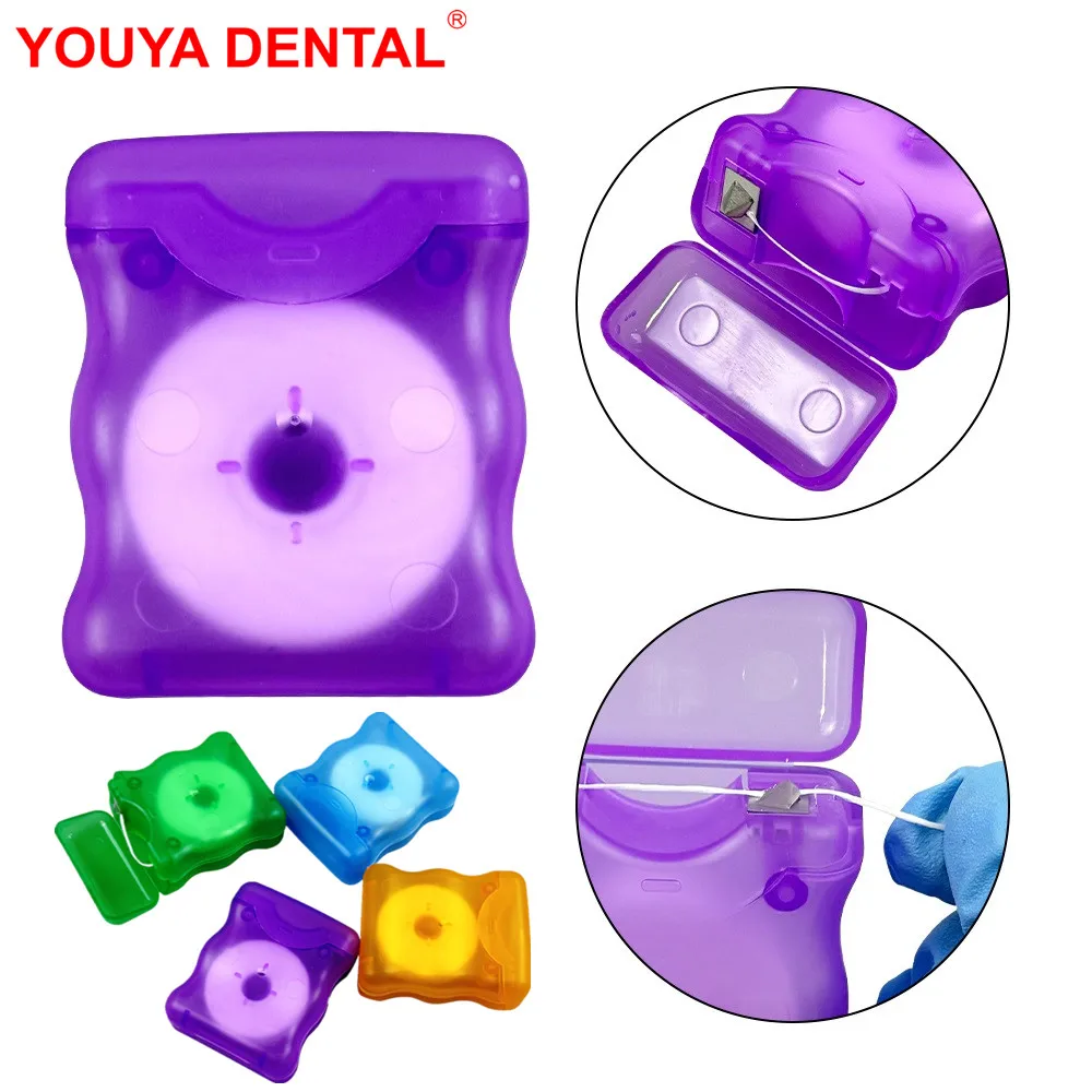 10 Roll Dental Flosser Oral Care Teeth Cleaning Pick Oral Hygiene Health Clean Wire Portable Dental Floss Toothpick Dentist Gift