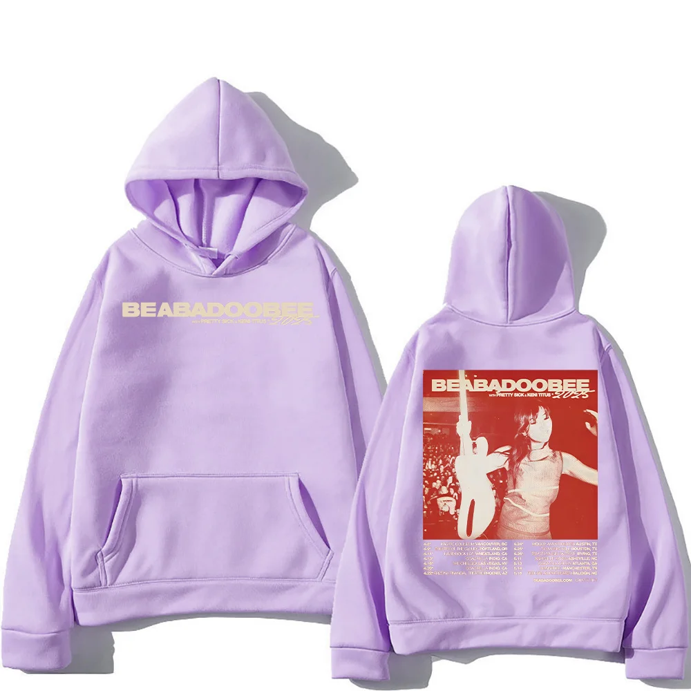 Beabadoobee Tour 2025 Sudadera con capucha Beabadoobee Fans regalos sudadera Harajuku tendencias ropa Unisex ropa informal estilo Hip Hop Funko Jersey