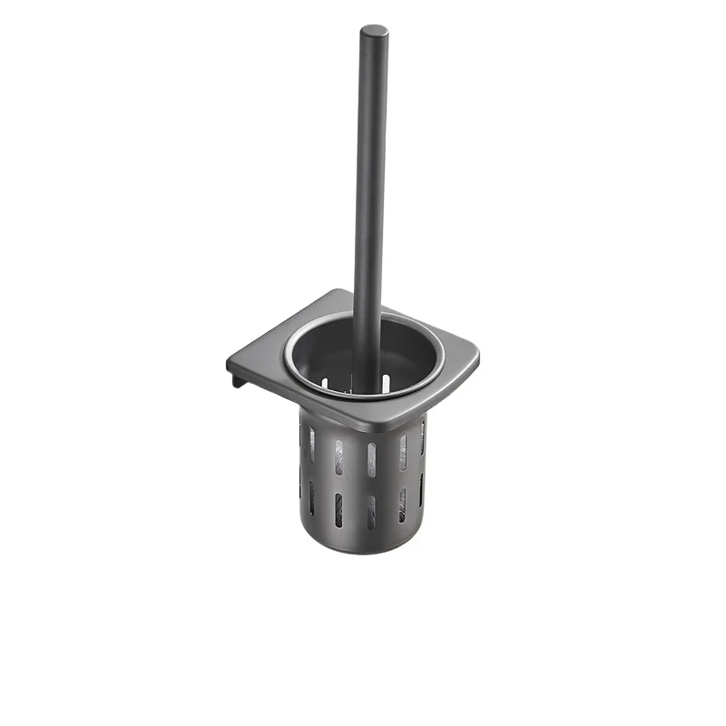 

Космический алюминиевый набор щеток для унитаза, бытовой, без тупиков, щетка для чистки, настенная, без перфорации