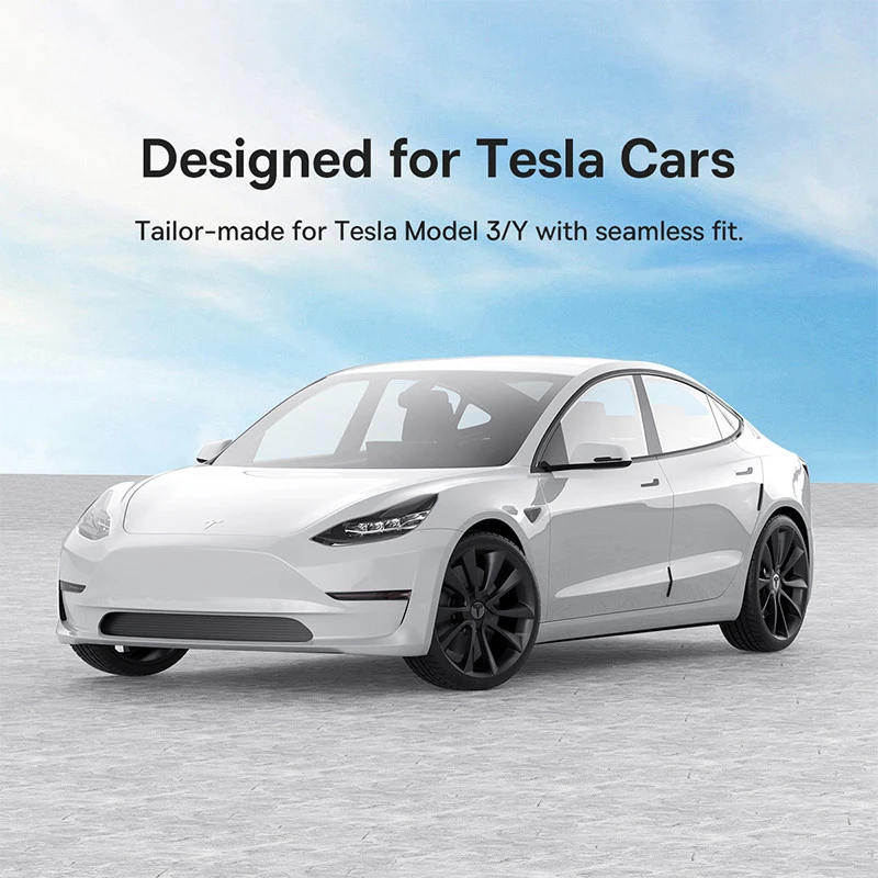 Baseus 6 Stuks Auto Deur Anti-Botsing Strip Voor Tesla Model 3/Y Beschermer Bar Stickers Uitzicht Spiegel Cover Bescherming Beschermkap Strip