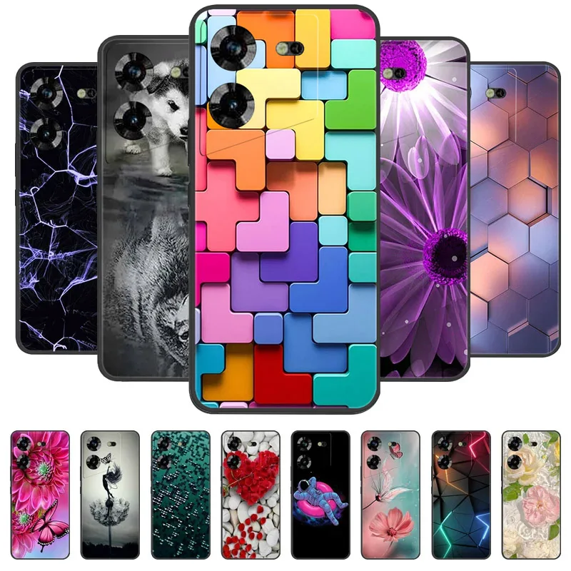 For Tecno Pova 5 Case Cover Wolf Shockproof Phone Cases For Tecno Pova 5 Silicone Back Cover On For Tecno Pova5 Bumper Fundas