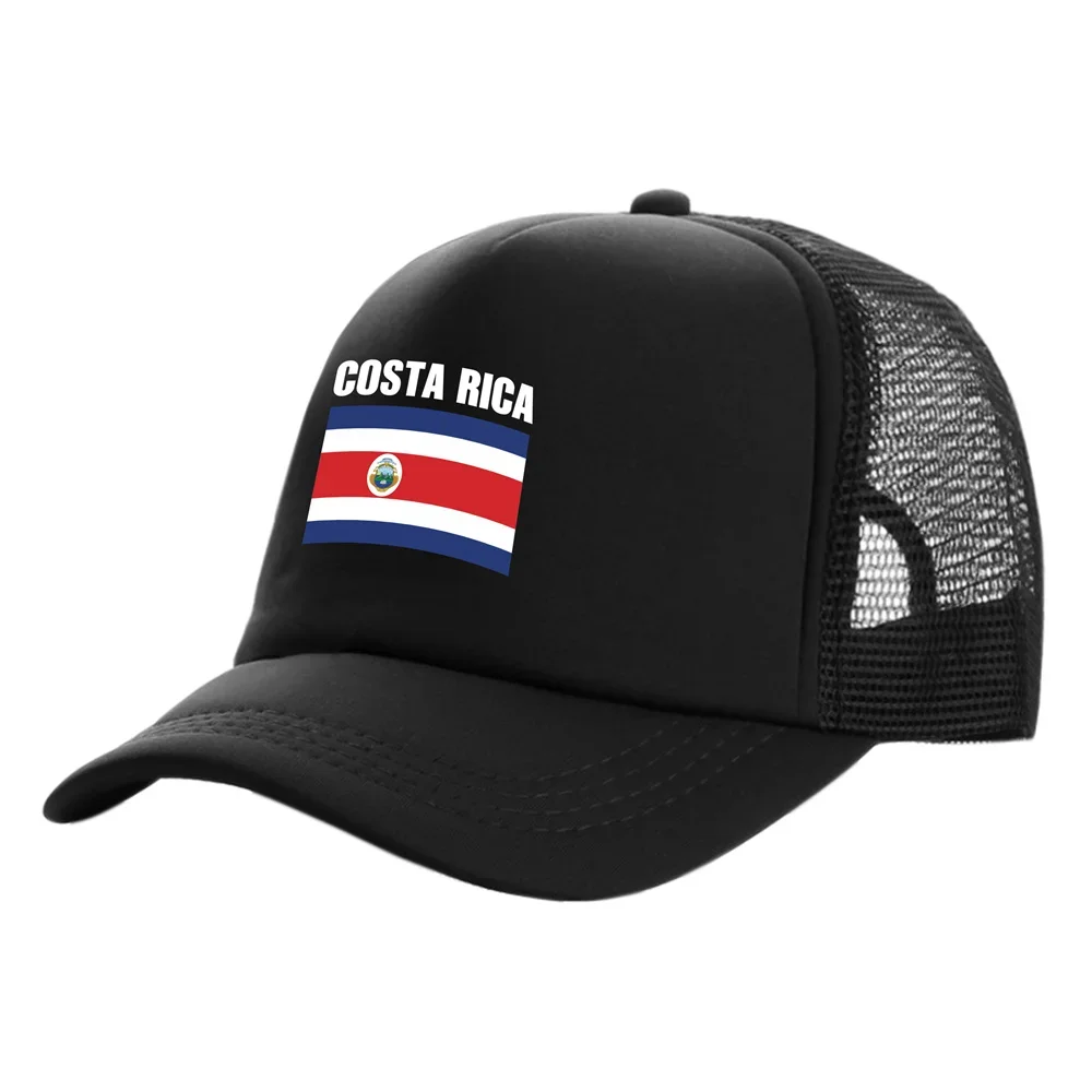 Costa Rica Trucker Caps Men Costa Rica Hat Baseball Cap Cool Summer Unisex Mesh Net Caps